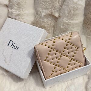 Dior Lady Dior Cannage leather wallet